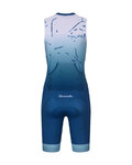RIVANELLE Cyklistická kombinéza - SNIPP - biela/tyrkysová