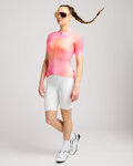 RIVANELLE Cyklistický dres s krátkym rukávom - COSMA - oranžová/ružová