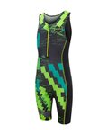 ZONE3 Cyklistická kombinéza - ADVENTURE TRISUIT - čierna