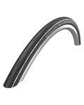 SCHWALBE plášť - LUGANO II 700x25C K-GUARD 50EPI - čierna/biela