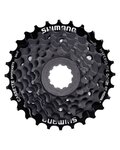 SHIMANO kazeta - CASSETTE HG200 7 12-28 - čierna