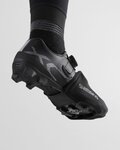SHIMANO Cyklistické návleky na tretry - DUAL SOFTSHELL TOE - čierna