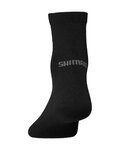 SHIMANO Cyklistické ponožky klasické - PERFORMANCE MID - čierna