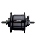 SHIMANO predný náboj s dynamom - DHC3000 36 - čierna