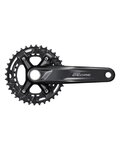 SHIMANO kľuky s prevodníkom - DEORE M4100 175mm 36/26 - čierna