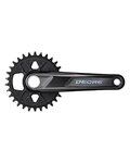 SHIMANO kľuky s prevodníkom - DEORE M6100 175mm 30 - čierna