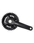 SHIMANO kľuky s prevodníkom - ALTUS M210 175mm 36/22 - čierna