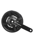 SHIMANO kľuky s prevodníkom - TOURNEY TY301 150mm 42/34/24 - čierna