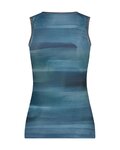SHIMANO Cyklistické tričko bez rukávov - VERTEX SL - modrá