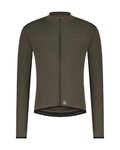 SHIMANO Cyklistický dres s dlhým rukávom letný - VERTEX THERMAL LONG - zelená