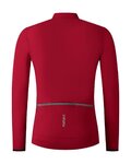 SHIMANO Cyklistický dres s dlhým rukávom letný - VERTEX THERMAL LONG - červená