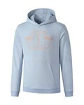 SHIMANO mikina - HOODIE - svetlo modrá