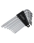 PRO sada kľúčov - WRENCH SET T10/T15/T25/T30/T40/T45/T50 - čierna