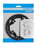 SHIMANO prevodník - SLX M672/622/612 40 - čierna