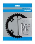 SHIMANO prevodník - STEPS SM-CRE80 38 - čierna