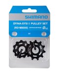 SHIMANO kladky pre prehadzovačku - PULLEYS RD-M8000 - čierna