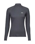 POC Cyklistické tričko s dlhým rukávom - MOCK NECK JERSEY W - šedá