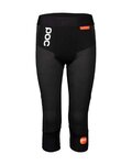 POC Cyklistické spodky - RESISTANCE LAYER TIGHTS JR - čierna/oranžová