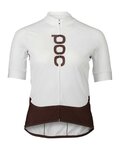 POC Cyklistický dres s krátkym rukávom - ESSENTIAL ROAD LOGO - biela/čierna