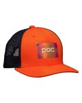 POC Cyklistická čiapka - ESSENTIAL MTB CAP - čierna/oranžová