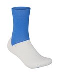 POC Cyklistické ponožky klasické - ESSENTIAL ROAD - modrá/biela