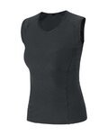 GORE Cyklistické tričko bez rukávov - BASE LAYER - čierna