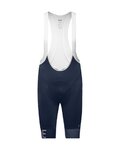 GORE Cyklistické nohavice krátke s trakmi - C5 OPTI - modrá/biela