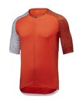GORE Cyklistický dres s krátkym rukávom - C5 - biela/oranžová