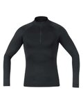 GORE Cyklistické tričko s dlhým rukávom - M BL THERMO TURTLENECK - čierna