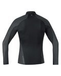 GORE Cyklistické tričko s dlhým rukávom - M GWS BL THERMO TURTLENECK - čierna