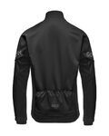 GORE Cyklistická zateplená bunda - C3 WINDSTOPPER® - čierna