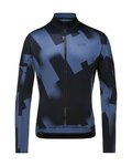 GORE Cyklistický dres s dlhým rukávom zimný - C3 THERMO - modrá