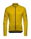 GORE Cyklistický dres s dlhým rukávom zimný - C3 THERMO - žltá