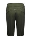 GORE Cyklistické nohavice krátke bez trakov - PASSION - zelená