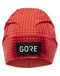 GORE Cyklistická čiapka - GRID - červená/čierna