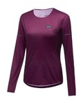GORE Cyklistické tričko s dlhým rukávom - CONTEST WMN - fialová