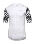 GORE Cyklistický dres s krátkym rukávom - SWIFTRIDE OPTICAL - biela/čierna