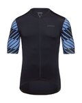 GORE Cyklistický dres s krátkym rukávom - SWIFTRIDE OPTICAL - čierna/modrá