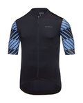 GORE Cyklistický dres s krátkym rukávom - SWIFTRIDE OPTICAL - čierna/modrá