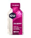 GU Cyklistická výživa - ENERGY GEL 32 G TRI BERRY