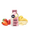 GU Cyklistická výživa - ENERGY GEL 32 G STRAWBERRY BANANA