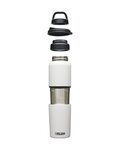 CAMELBAK Cyklistická fľaša na vodu - MULTIBEV VACUUM STEINLESS 0,65L/0,5L - čierna