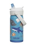 CAMELBAK Cyklistická fľaša na vodu - THRIVE FLIP STRAW KIDS VSS 0,35 L - modrá/viacfarebná