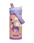 CAMELBAK Cyklistická fľaša na vodu - THRIVE FLIP STRAW KIDS VSS 0,35 L - oranžová/viacfarebná