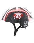 BELL Cyklistická prilba - SKULL HAWK - čierna/červená