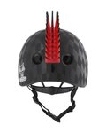 BELL Cyklistická prilba - SKULL HAWK - čierna/červená