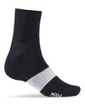 GIRO Cyklistické ponožky klasické - CLASSIC RACER - čierna/biela