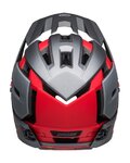 BELL Cyklistická prilba - SUPER AIR R SPHERICAL - šedá/červená