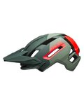 BELL Cyklistická prilba - SUPER AIR R SPHERICAL - zelená/červená