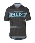 GIRO Cyklistický dres s krátkym rukávom - ROUST - čierna/svetlo modrá